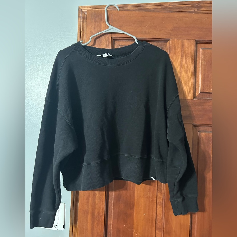 JoyLab Black Oversized Boxy Hoodie